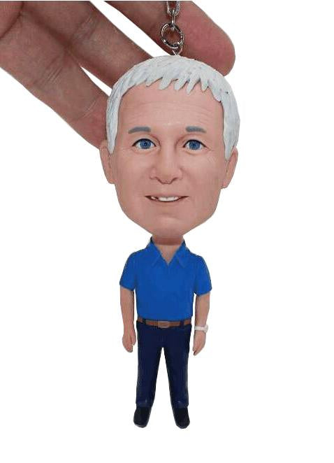 Custom Bobblehead Keychains, Personalized Keychains For Him, Personalizrd Action Figure Keychains - Abobblehead.com