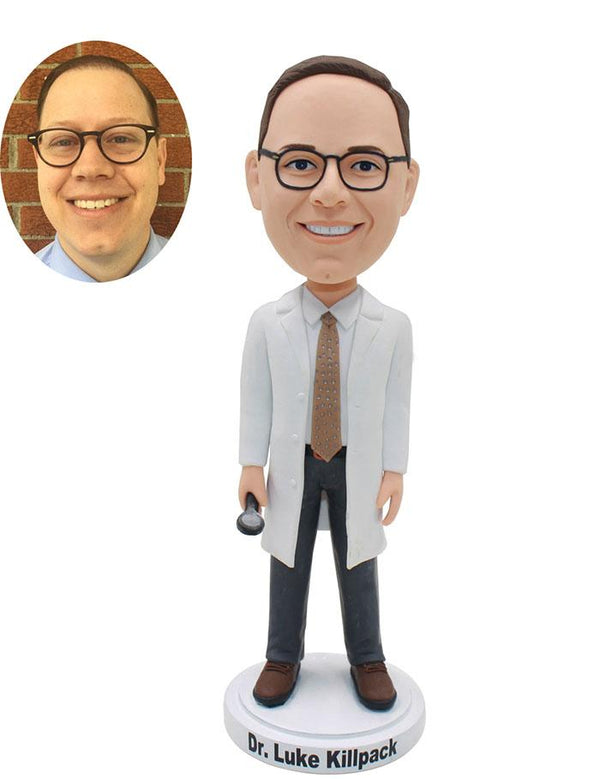 Custom Medical Doctor Bobblehead Figurines As Unique Doctor Gifts - Abobblehead.com