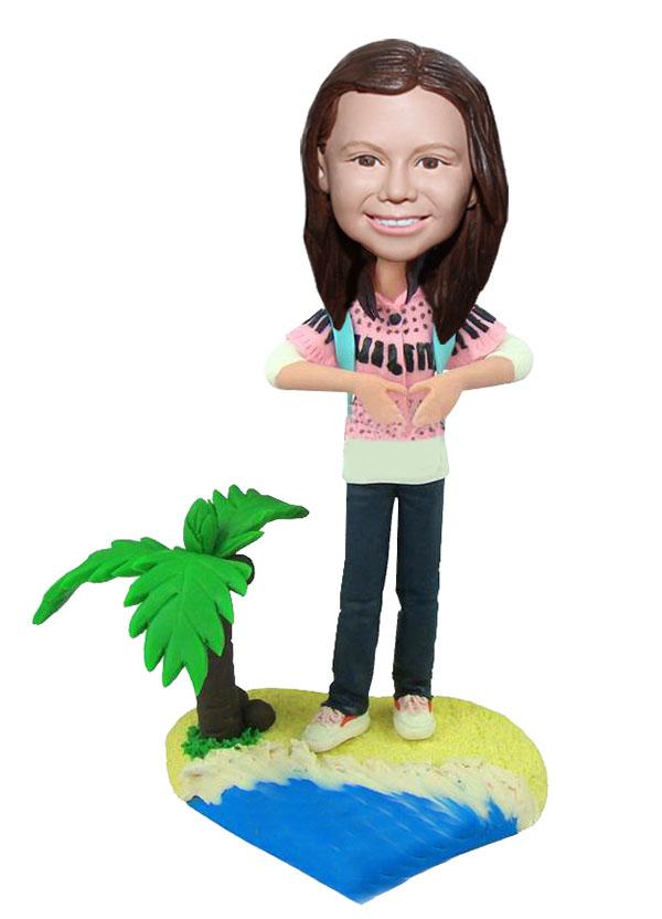 Personalized Bobblehead Baby Girl, Make a Bobble Head of My Baby - Abobblehead.com