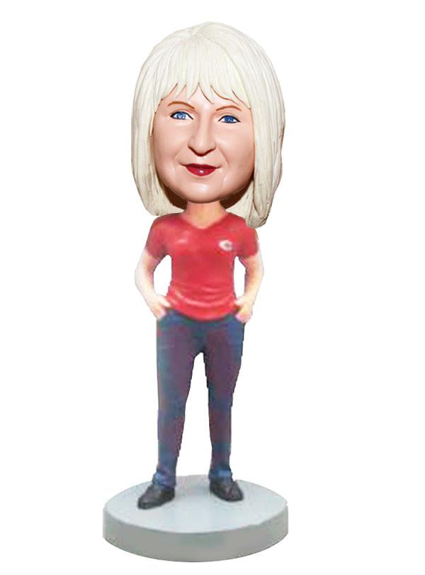 Customized Bobblehead Women, Make Your Own Bobble Head Cheap - Abobblehead.com