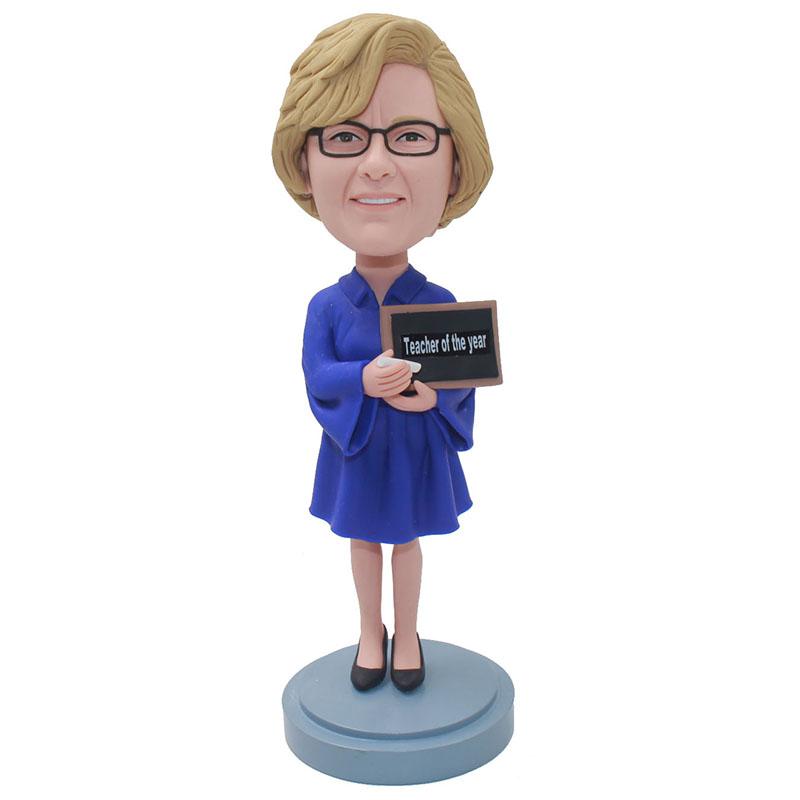 Custom School Teacher Bobbleheads For Teachers Day Gift Or Christmas - Abobblehead.com