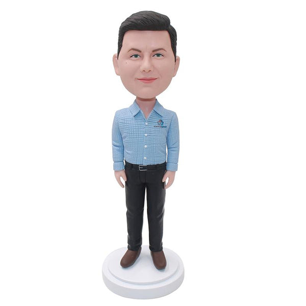 Custom Bobblehead From The Office, Custom Best Gift For Boyfriend Christmas - Abobblehead.com
