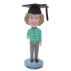 Personalized PhD Graduation Bobblehead, Unique College Graduation Gifts For Him - Abobblehead.com