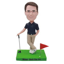 Custom Bobblehead Best Golf Gifts For Men, Custom Golfer Bobblebeads For Boss Gifts - Abobblehead.com