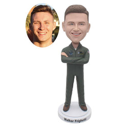 Customized Dolls Action Figure Soldier For Air Force Navy Army, Personalized Soldier Bobbleheads Of Yourself - Abobblehead.com