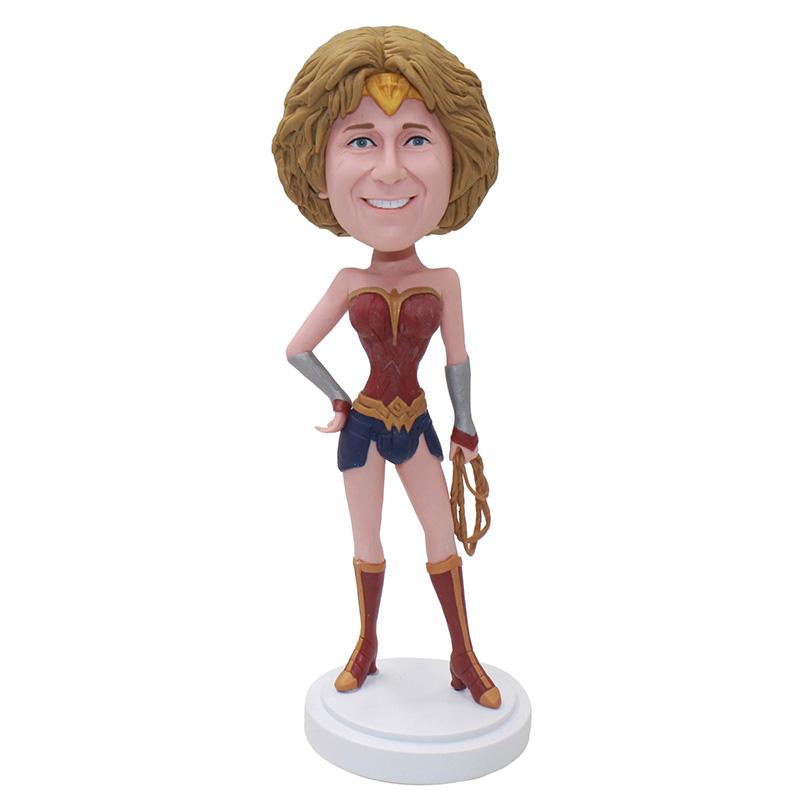 Custom Wonder Woman Bobblehead, Custom Action Figure Wonder Woman - Abobblehead.com