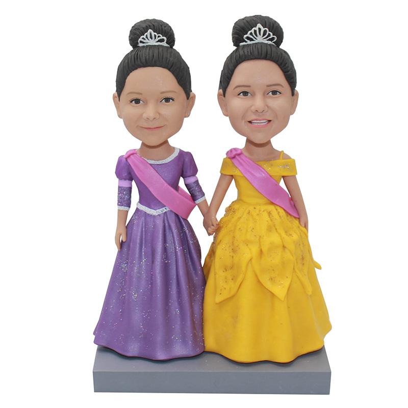 Personalized Bobbleheads Women in Dress Funny Gifts For Sisters - Abobblehead.com