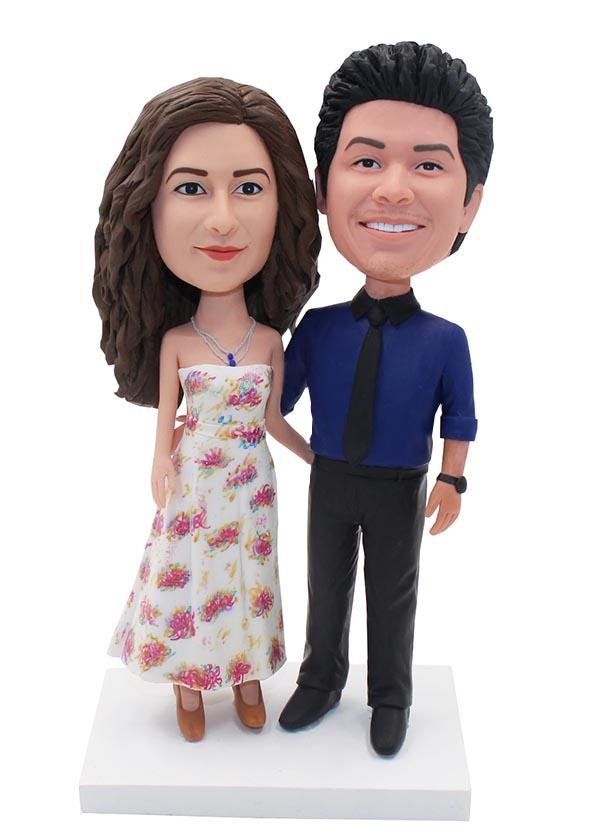 Make A Bobblehead of Husband and Wife, Custom Bobbleheads For Couples - Abobblehead.com