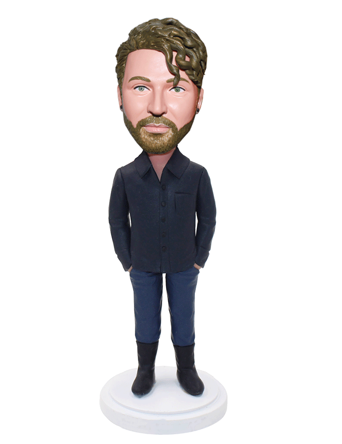 Custom Boots Bobblehead Dolls, Create Your Own Doll that Looks Like You - Abobblehead.com
