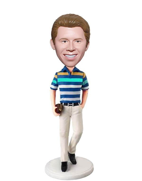 Personalized Bobbleheads Businessman, Custom Boss Bobbleheads From Photo - Abobblehead.com