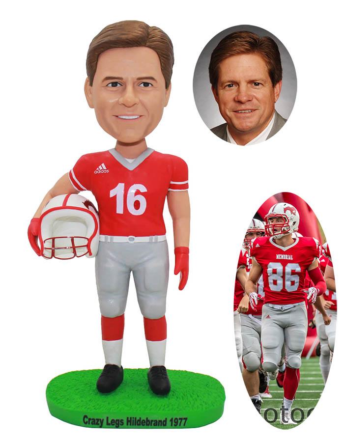 Personalized Softball Bobbleheads, Custom Male Baseball Player Bobblehead - Abobblehead.com