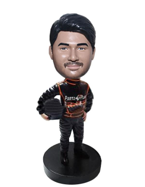 Customized Racing Suits Booble heads, Racing Presidents Bobbleheads - Abobblehead.com